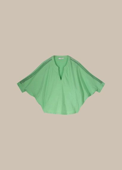 SUMMUM Блуза с V-вырезом