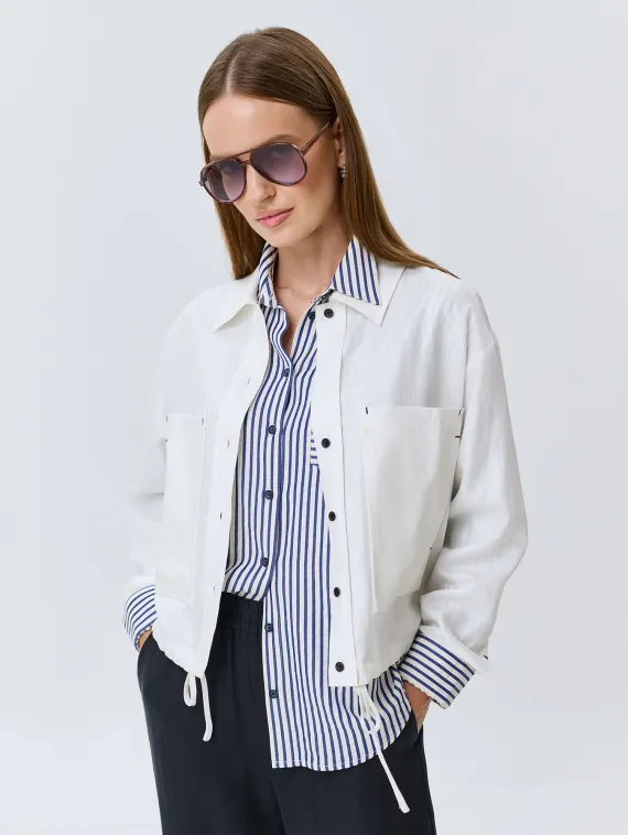 BULMER Жакет из тенселя и льна