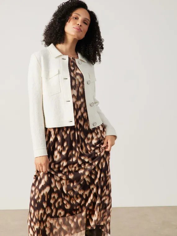 GERRY WEBER Жакет с отделкой букле