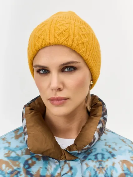 BULMER Шапка с декором &quot;косы&quot;