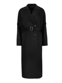 Dolche Moda Пальто из шерсти и шелка