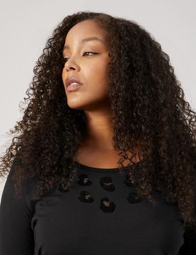 SAMOON Футболка с узором из пайеток