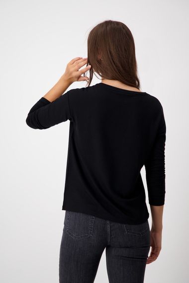 MONARI Футболка с принтом и пайетками