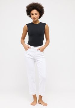 ANGELS Джинсы белого цвета с отворотами