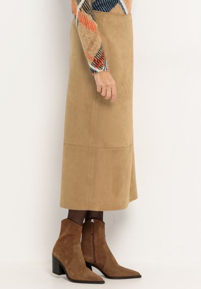 Юбка из искусственной замши BIANCA