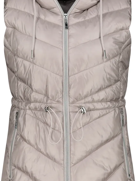 MONARI Стеганый жилет с капюшоном