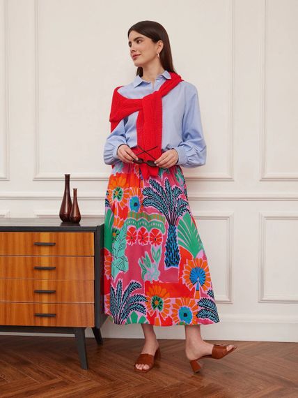 Elisa.and.me Юбка с цветочным принтом