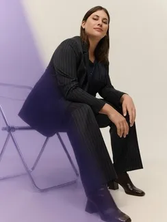 SAMOON Пиджак в полоску