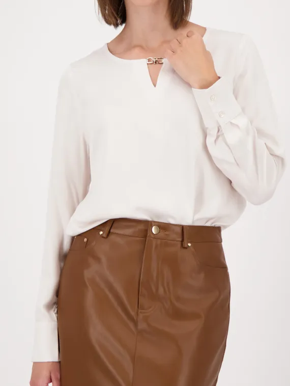 MONARI Блуза с ювелирными деталями