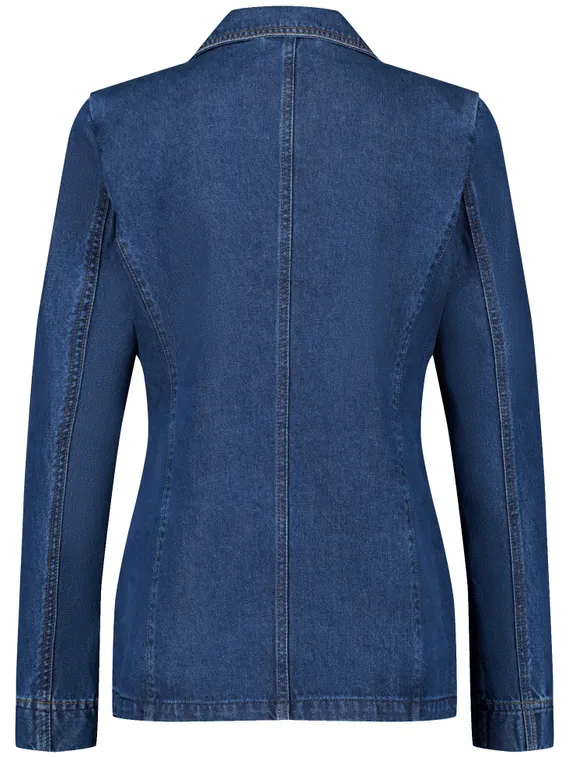 TAIFUN Пиджак джинсовый