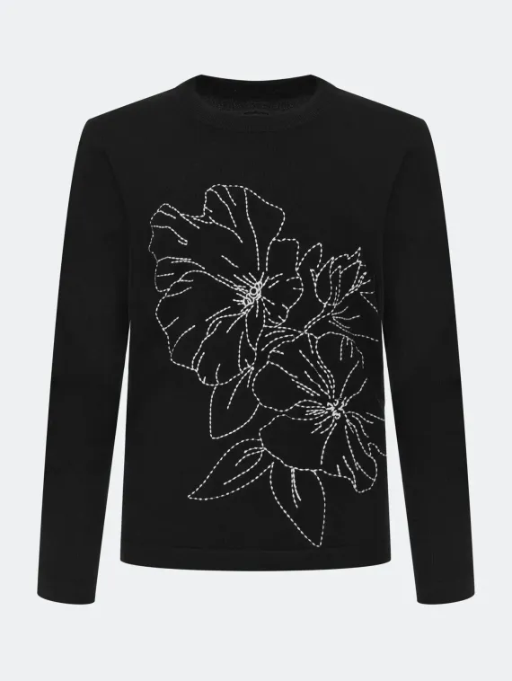 BULMER Джемпер с контрастной вышивкой