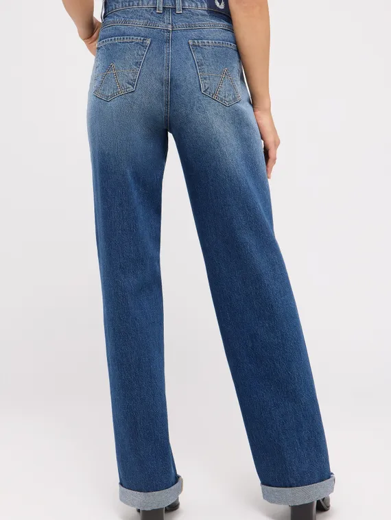 ANGELS Джинсы свободного кроя с отворотами