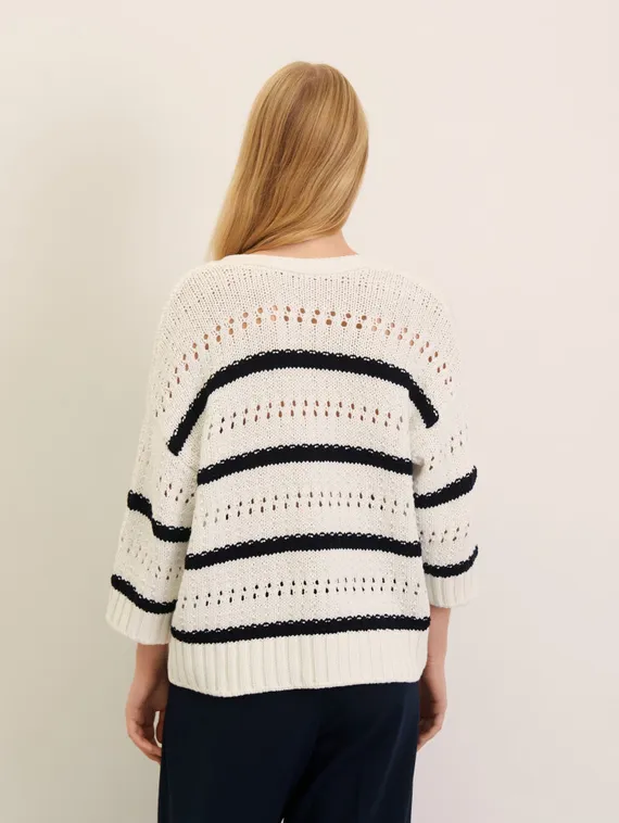 Elisa.and.me Вязаный джемпер в полоску