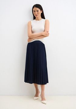 GERRY WEBER Юбка плиссированная синяя