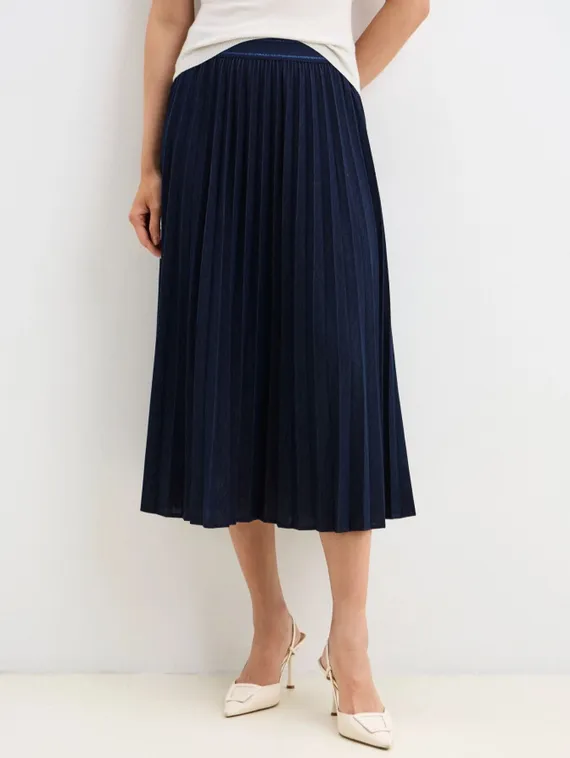 GERRY WEBER Юбка плиссированная синяя