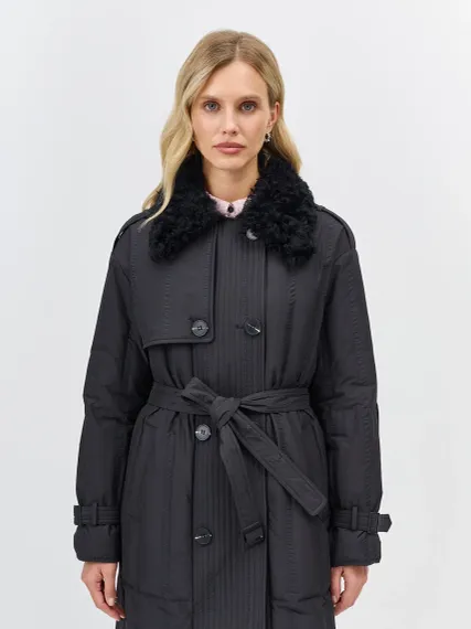 BULMER Пуховое пальто с мехом