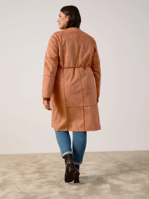 SAMOON Пальто из искусственной замши