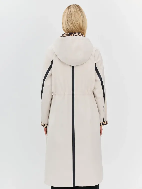 BULMER Плащ с анималистичной отделкой