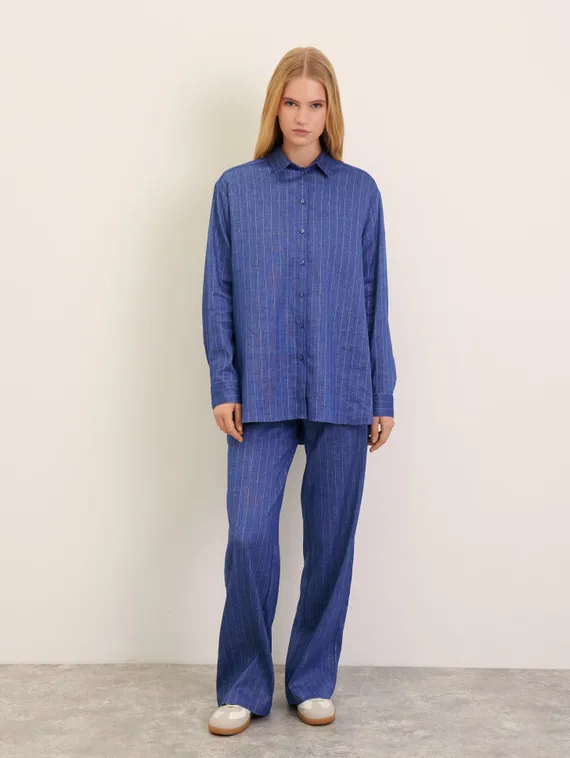 Elisa.and.me Рубашка с добавлением льна