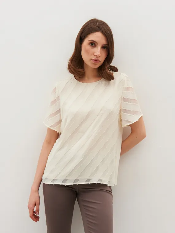 GERRY WEBER Блуза с прозрачными вставками