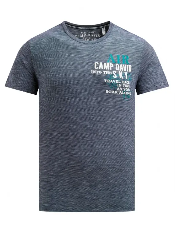 CAMP DAVID Футболка в тонкую полоску