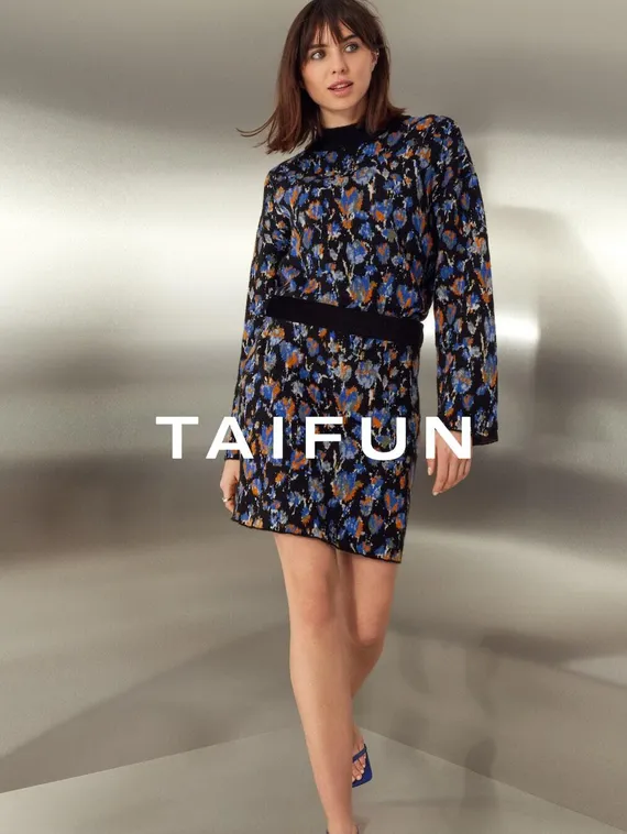 TAIFUN Юбка вязаная