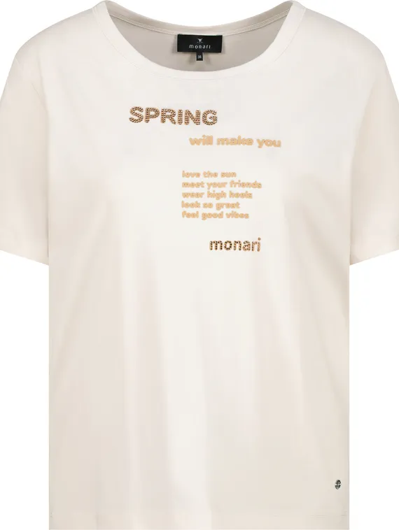 MONARI Футболка с текстовыми деталями