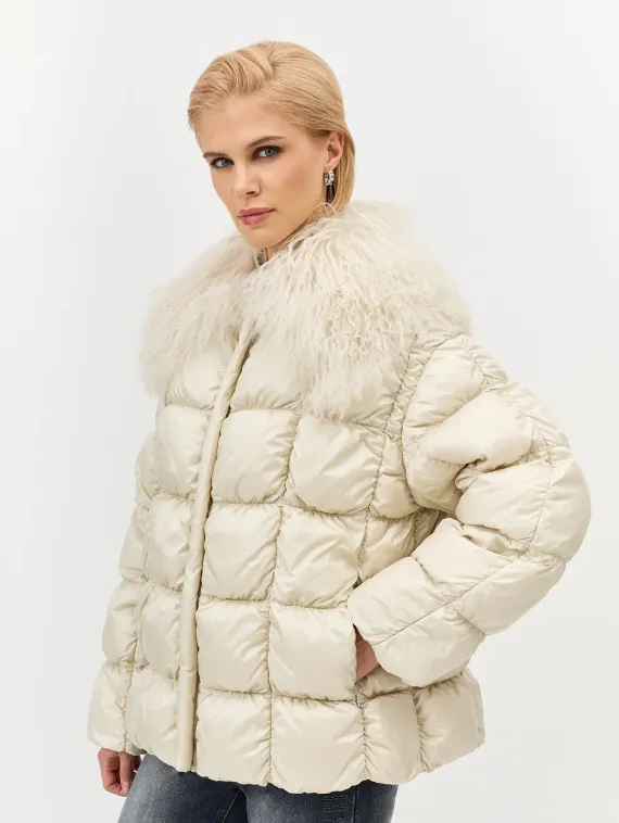 BULMER Пуховая куртка с меховым воротником