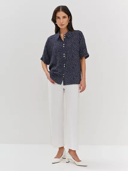 BULMER Блуза в горошек