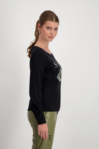 MONARI Футболка с принтом и стразами