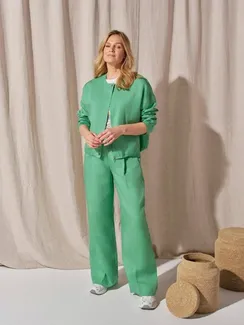 GERRY WEBER Брюки широкие из смесового льна