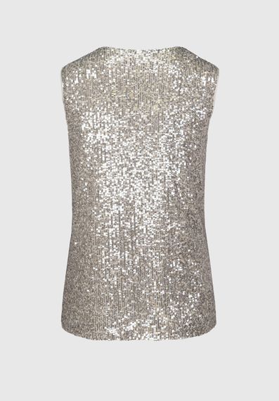 BIANCA Топ с пайетками