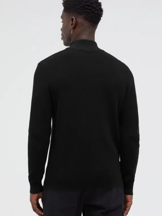 CAMP DAVID Черный свитер на молнии
