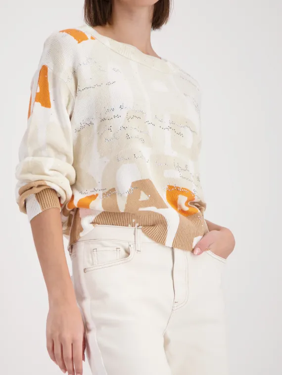 MONARI Джемпер с буквенным рисунком