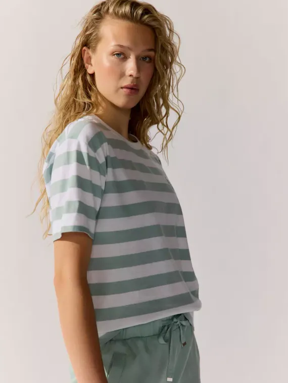 THE FASHION PEOPLE Футболка в полоску
