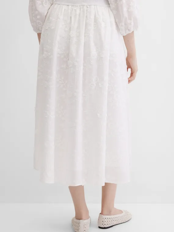 Elisa.and.me Юбка с цветочной вышивкой