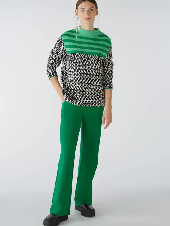 Oui Пуловер из смесовой вискозы