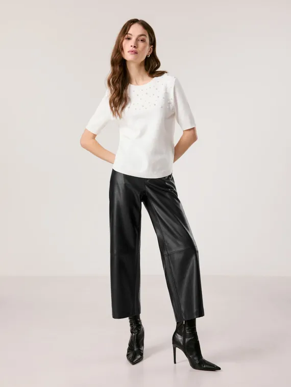 TAIFUN Джемпер с бусинами