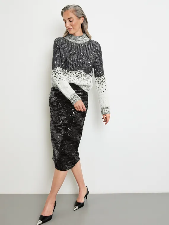 GERRY WEBER Джемпер с воротником-стойкой