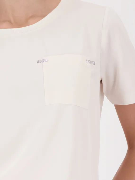 MONARI Вискозная блузка со стразами