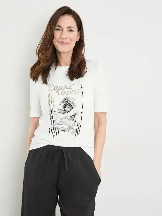 GERRY WEBER Футболка с принтом