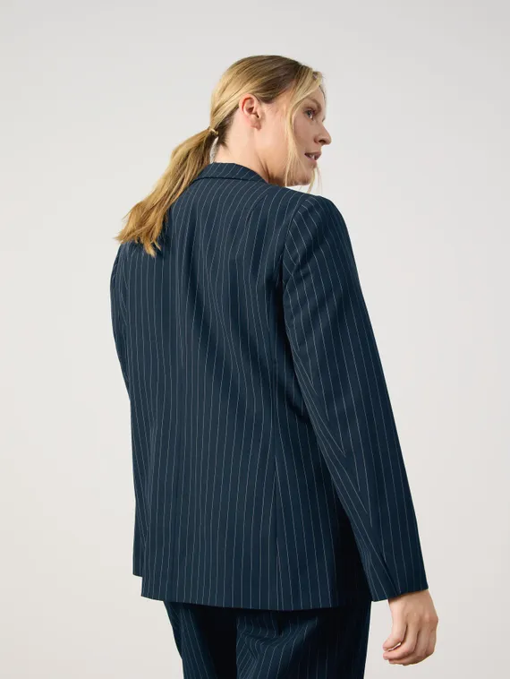 SAMOON Пиджак в полоску