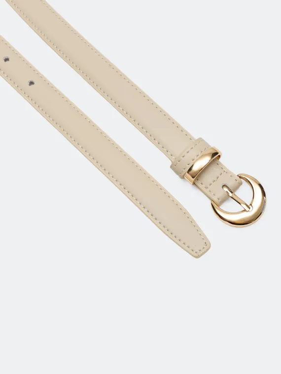 BULMER Узкий ремень из натуральной кожи