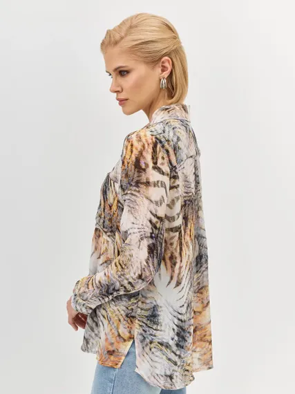 BULMER Блузка с анималистичным принтом