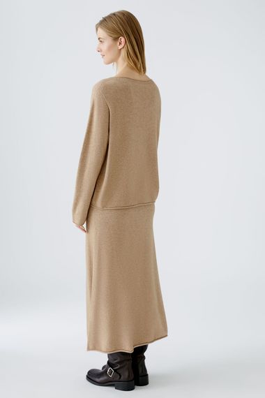 Oui Пуловер бесшовный из смеси шерсти