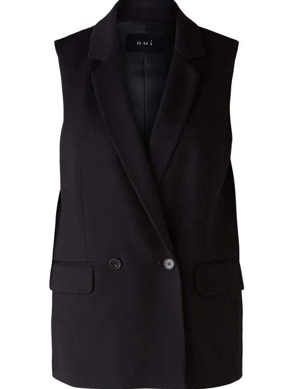 Oui Жилет из вискозного джерси