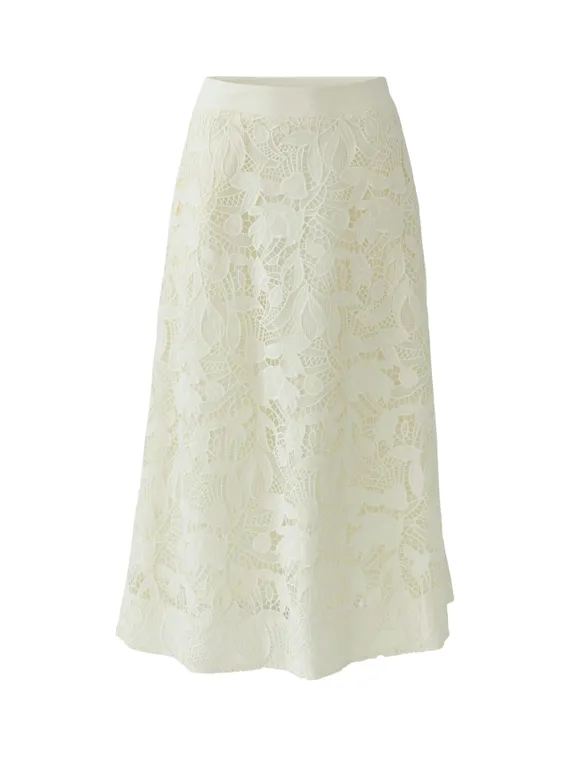 Oui Юбка из хлопкового кружева