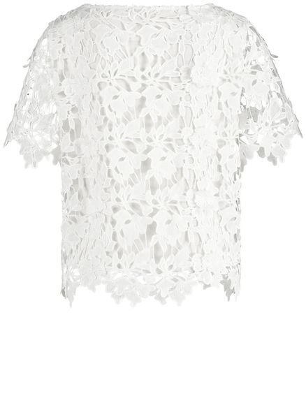 TAIFUN Кружевная блуза