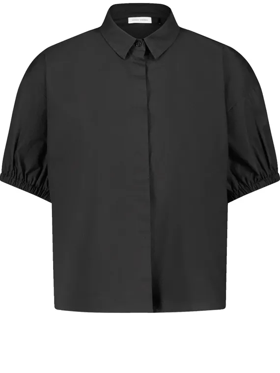 GERRY WEBER Блуза хлопковая черная
