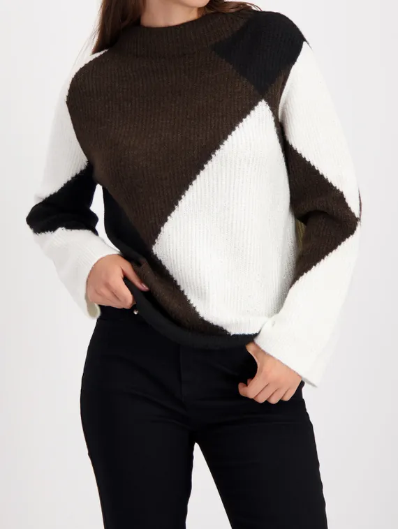 MONARI Джемпер с ромбовидным узором